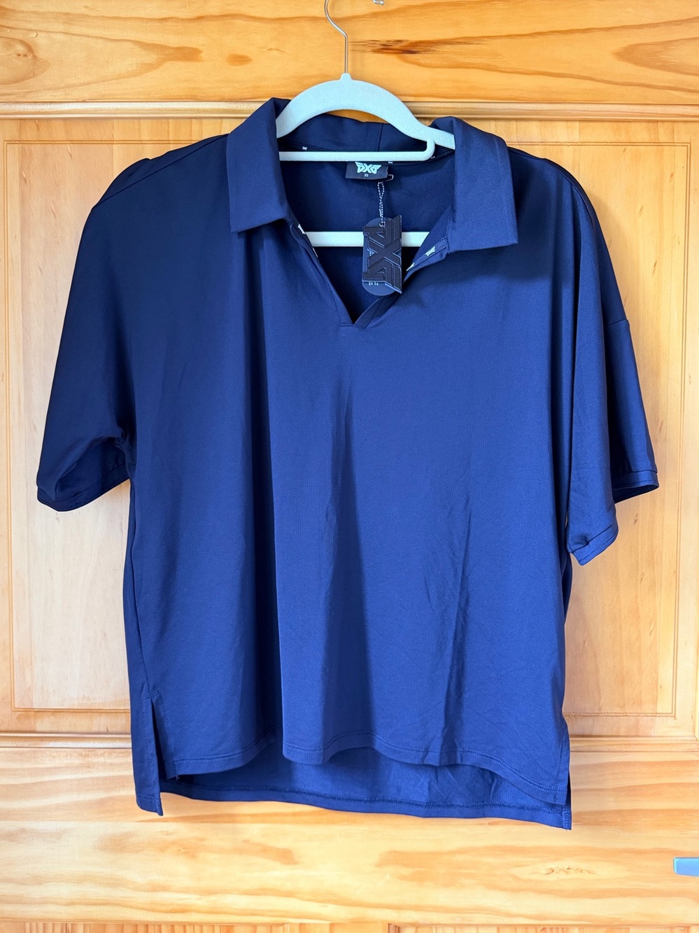 PXG Featherweight Golf Polo Womens X Small Oversized Boxy Performance Outdoor XS